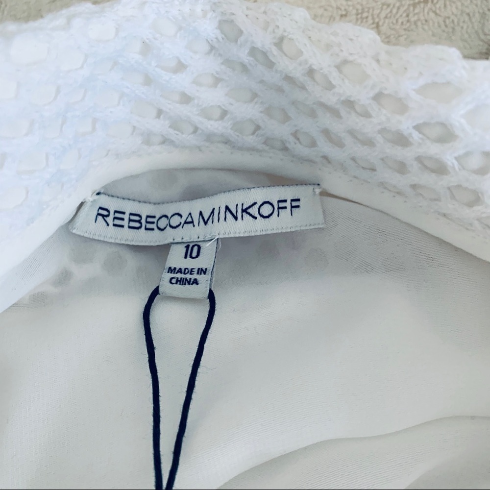 REBECCA Minkoff Pippa Netted Gore SkirtNWT Size 10 - Picture 6 of 11